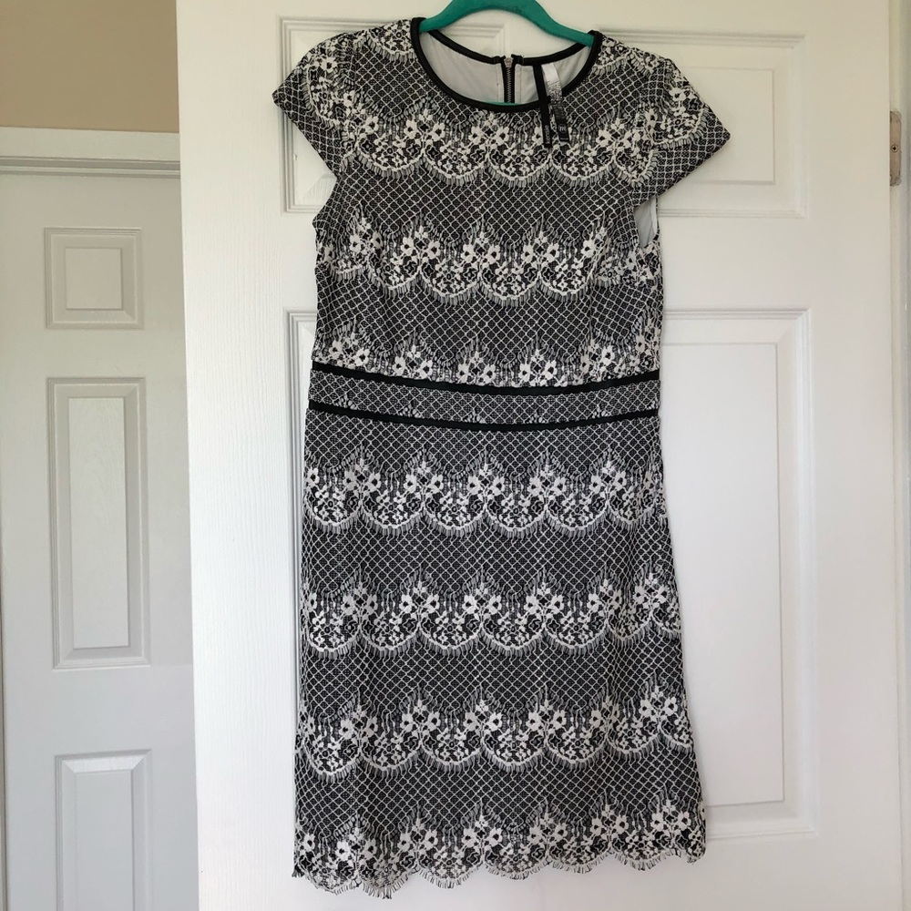 Black and White Dress